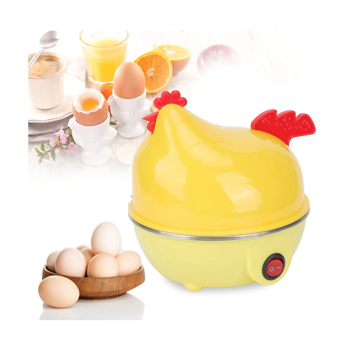 Gallina hervidora de huevos eléctrica con apagado automático