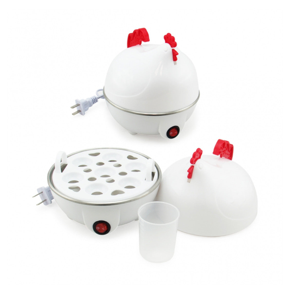 Gallina hervidora de huevos eléctrica con apagado automático