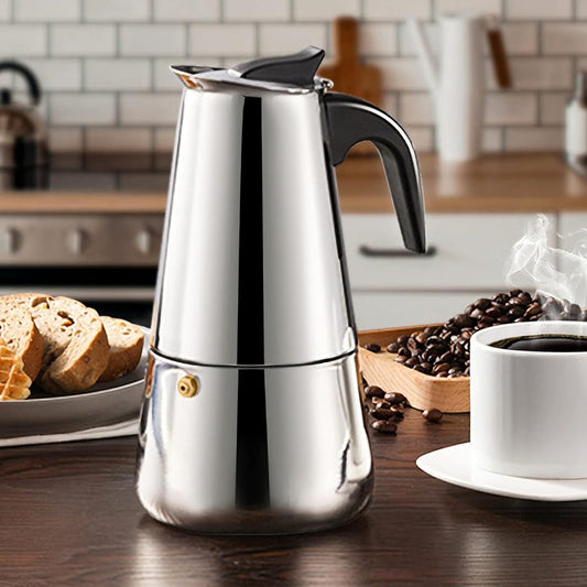 ☕✨ Cafetera Italiana Espresso 9 oz – Aroma y Sabor en Cada Taza✨☕