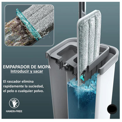 ✨🧼Trapero Mopa Plano Cubo Escurridor🚰🧽