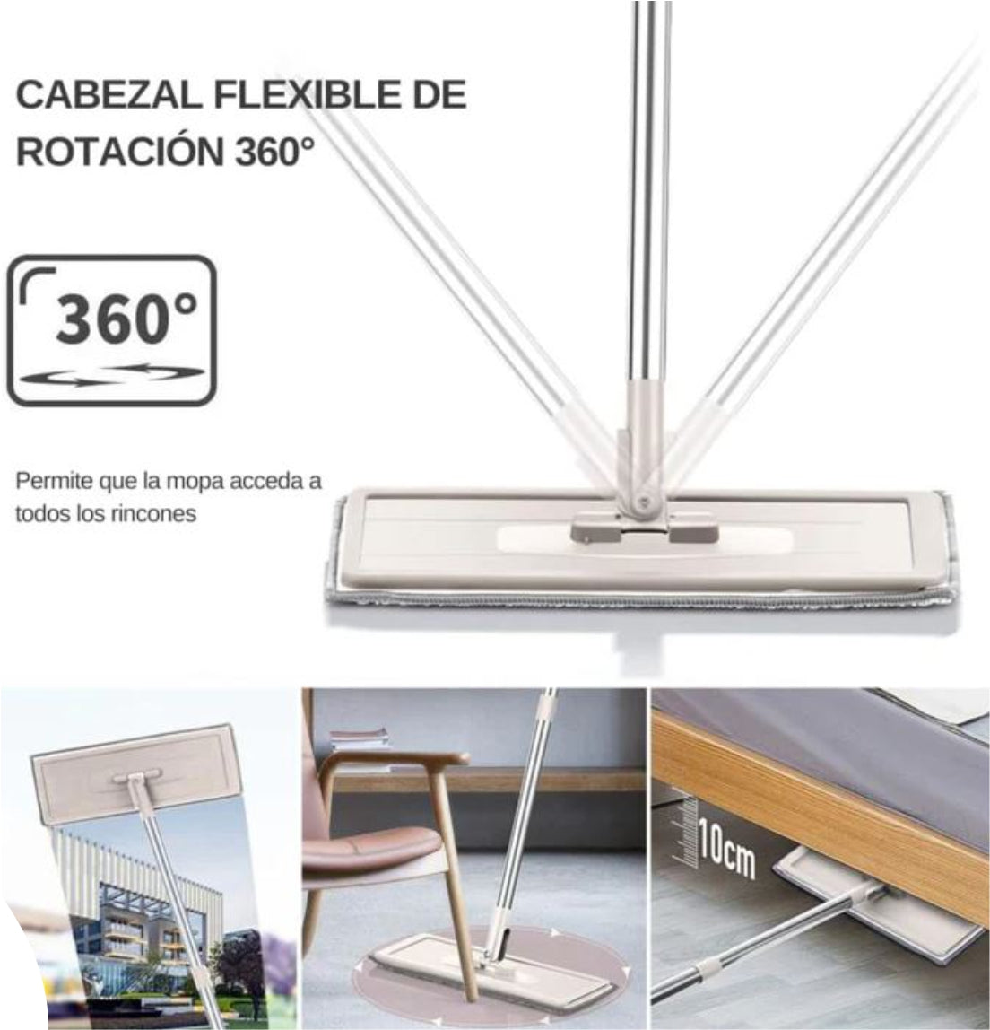 ✨🧼Trapero Mopa Plano Cubo Escurridor🚰🧽