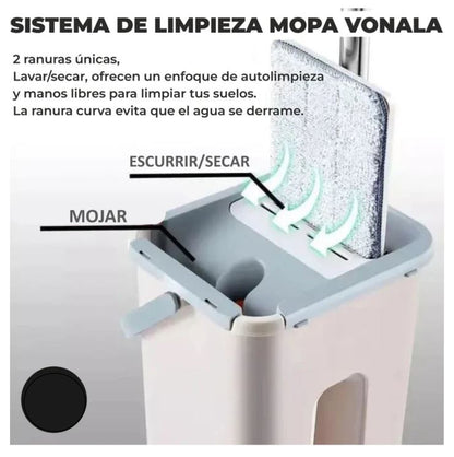 ✨🧼Trapero Mopa Plano Cubo Escurridor🚰🧽