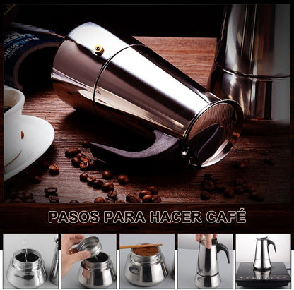 ☕✨ Cafetera Italiana Espresso 9 oz – Aroma y Sabor en Cada Taza✨☕